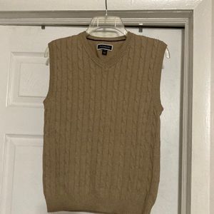 - Men’s Vest size small beige Club Room